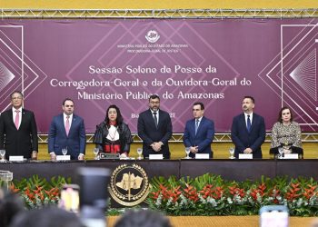 Presidente do TCE-AM participa de posse das novas corregedora e ouvidora-geral do MPAM