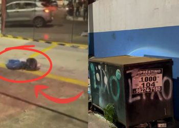 Recém-nascida é encontrada em lixeira com cordão umbilical na zona sul de Manaus; vídeo