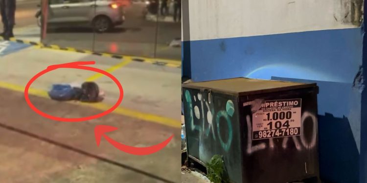 Recém-nascida é encontrada em lixeira com cordão umbilical na zona sul de Manaus; vídeo
