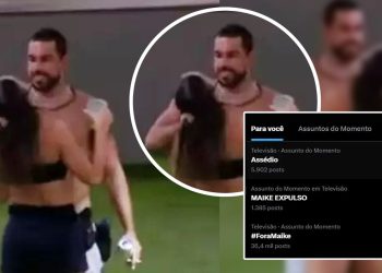 Público pede expulsão de Maike após puxão de cabelo em Renata