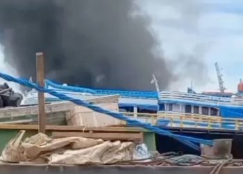 Fogo em caminhão causa pânico na Manaus Moderna