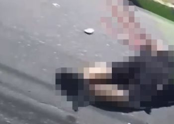 Tragédia! Esmagado por carreta; motociclista morre no Japiim. Veja o vídeo