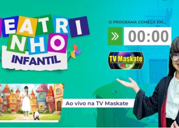 A história da Rapunzel no Teatrinho Infantil