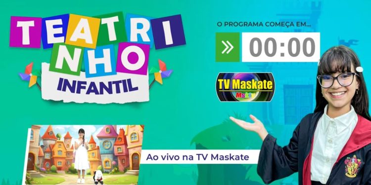 A história da Rapunzel no Teatrinho Infantil