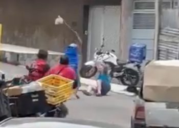 Com golpes de enxada, idoso quase morre no São Jorge. Vídeo