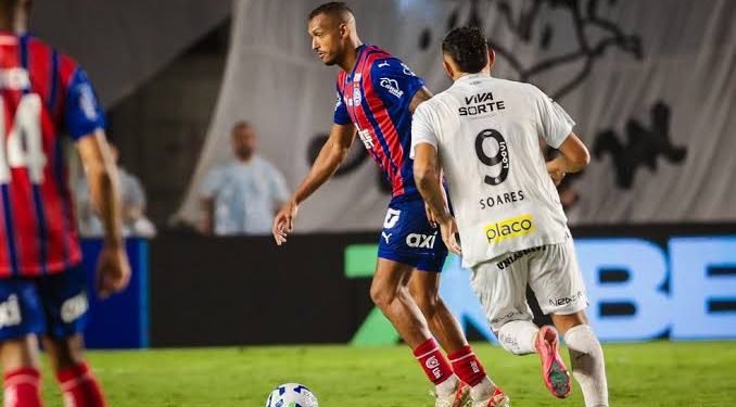 Deu empate entre Santos e Bahia