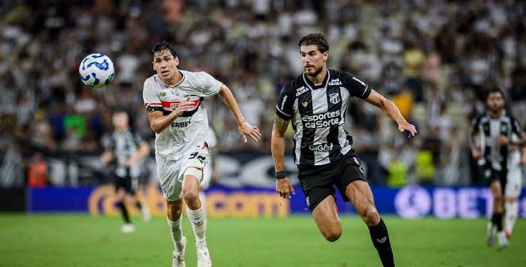 Jogo termina em empate de Ceará e São Paulo