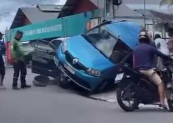 Motora perde o controle do veículo e causa grave acidente. Veja o vídeo