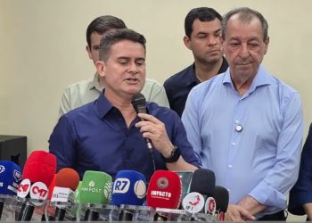 Coletiva: Prefeito David Almeida entrega nova unidade de saúde.