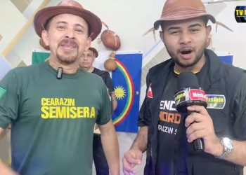 Maskate invade bastidores do ‘Encontro com Nordeste’ de estreia