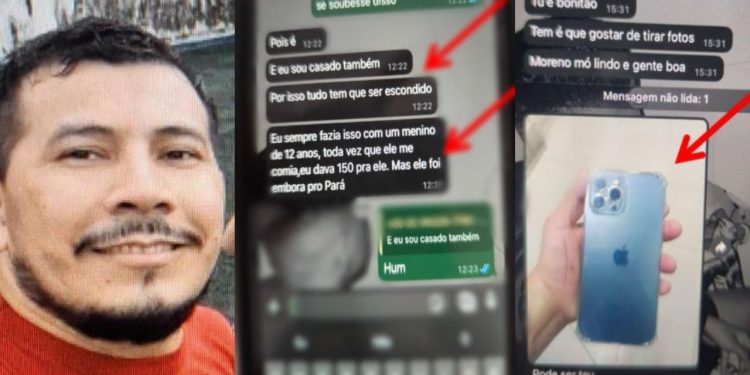 Prints mostram como pastor agia para abus4r de adolescentes em Manaus: "pode ser seu"