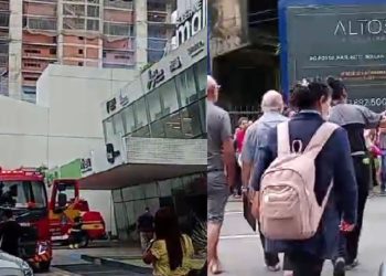 Edifício no Adrianópolis é evacuado às pressas após princípio de incêndio