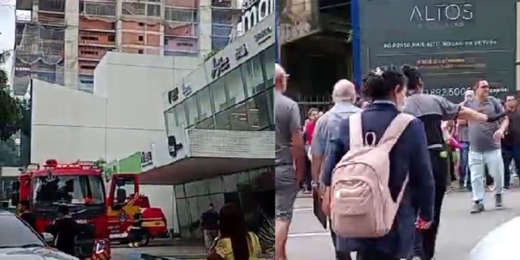 Edifício no Adrianópolis é evacuado às pressas após princípio de incêndio