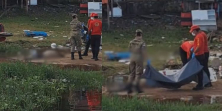 Vídeo forte: corpo ‘apodrecendo’ é encontrado boiando em rio no interior do Amazonas