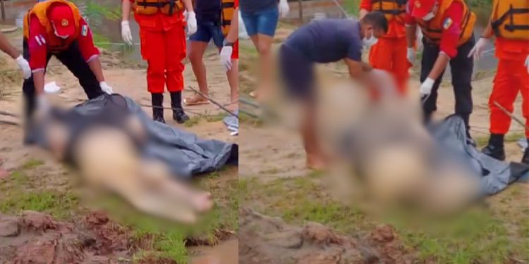 Corpo apodrecendo é encontrado boiando em lago por moradores de Tefé
