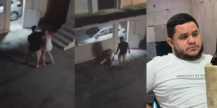 Vídeo: Covarde bate na esposa com bebê no colo em Manacapuru: “Não tô fazendo nada errado”