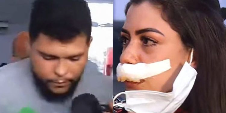 Em depoimento, cantor que deu socos na namorada tentou colocar a culpa nela