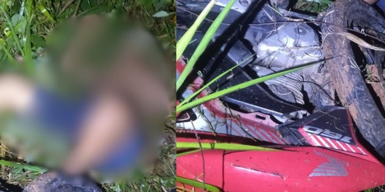 Motoqueiro fica todo feriado ao entrar em 'curva da morte' no interior do Amazonas