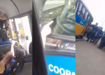 Na disputa por passageiros, motoristas de 'Amarelinhos' trocam tapas em Manaus