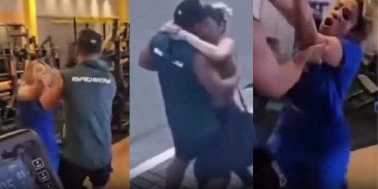 Confusão e gritaria: mulher fica 'possessa' ao descobrir caso do marido com marombeira; VÍDEO