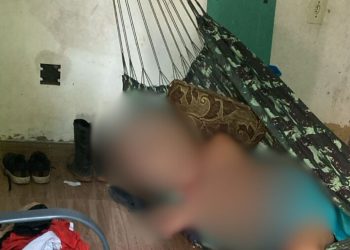 Imagem forte: Dormindo na rede, ‘Pimpolho’ é morto com vários tiros no Lírio do Vale