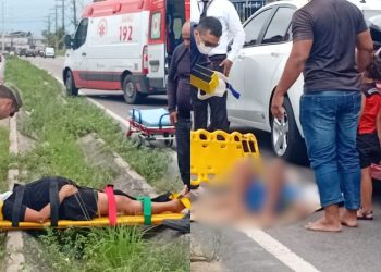 “Situação grave”: acidente na Torquato deixa grávida e criança feridas; vídeo