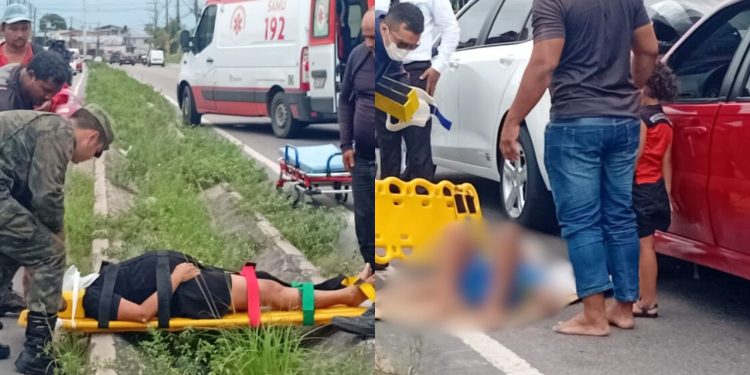 “Situação grave”: acidente na Torquato deixa grávida e criança feridas; vídeo