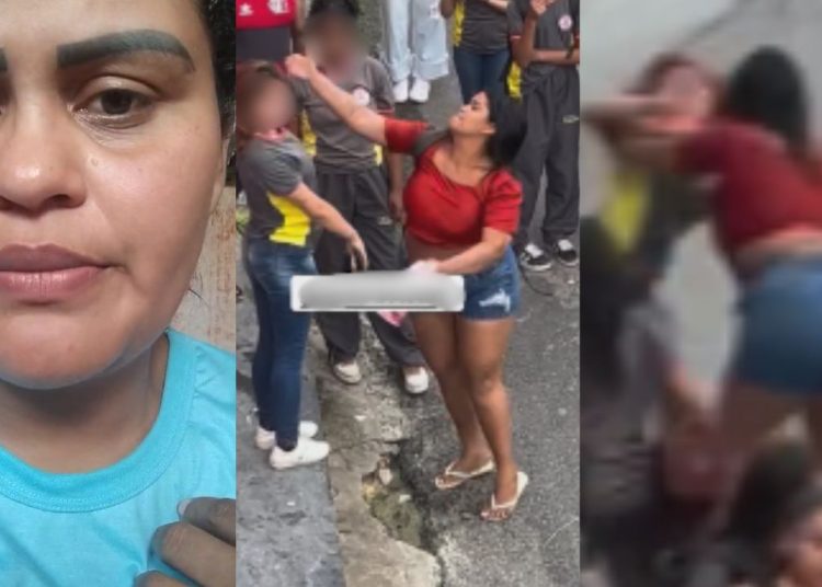 “Não foi maldade”, diz mãe que agrediu aluna de escola em Manaus; VÍDEO
