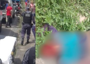 Veja: Bandido fica com a rosto todo ‘espocado’ após ser pego roubando em Manaus