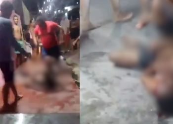 "Vão matar o cara": vídeo mostra assaltante chora na 'p0rrada' na zona leste de Manaus