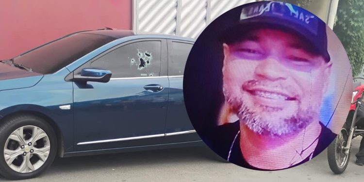 Executado na frente da casa da mãe na Compensa. Vídeo