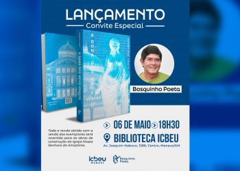 Lançamento do livro de Bosquinho Poeta terá recital e música na terça-feira (6)