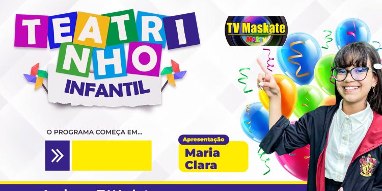 Maria Clara recebe várias homenagens no programa Teatrinho Infantil
