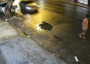 Câmeras registram atropelamento fatal no Centro. Veja o vídeo