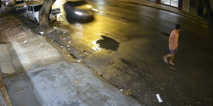 Câmeras registram atropelamento fatal no Centro. Veja o vídeo