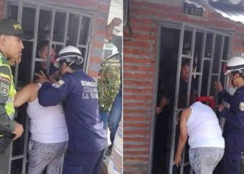 Foi brechar a vizinha com o namorado e acabou com a cabeça entalada na grade