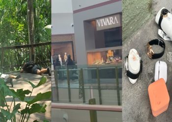 Foragido da justiça, após assaltar joalheria de shopping, cai nas mãos da polícia