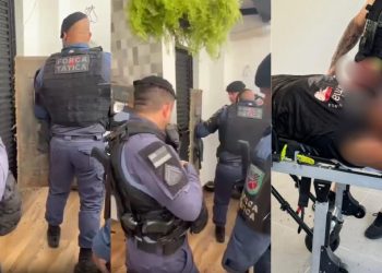 "Abre a porta": Vídeo mostra ação da Força Tática para prender homem que a família refém