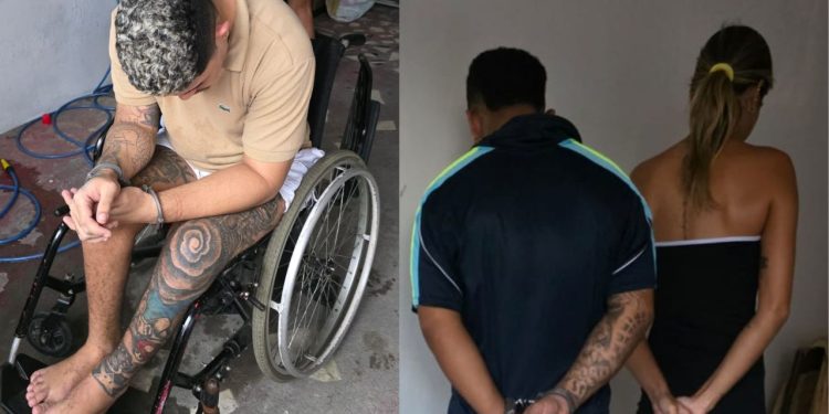 Cadeirante não consegue correr da PC e termina preso pro chefiar quadrilha em Manaus