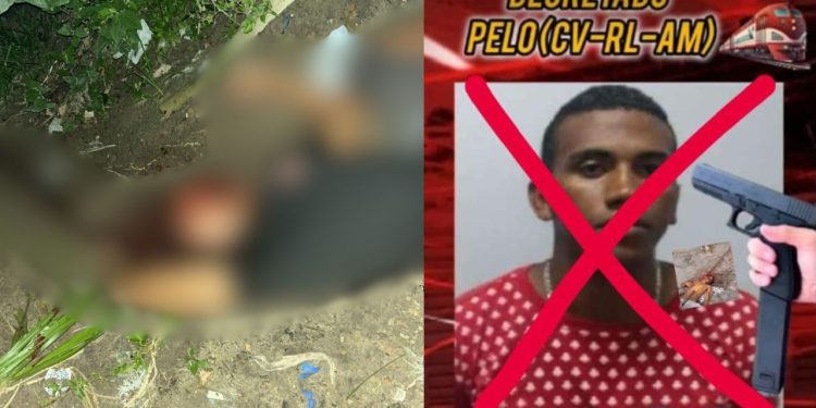 vulgo 'Bi Perna Podre' é morto com tiros na cabeça após decreto do CV em Manaus