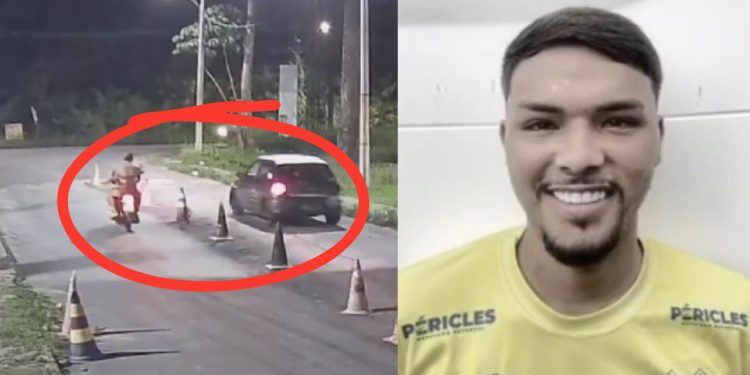 Vídeo mostra momento que jogador do Manaus FC é assassinado a tiros