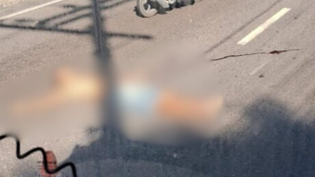 Na avenida Rodrigo Otávio, homem morre atropelado; veja como ele ficou