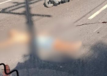 Na avenida Rodrigo Otávio, homem morre atropelado; veja como ele ficou