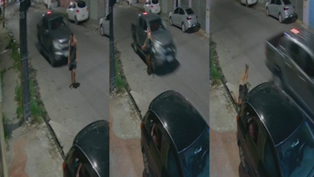 Câmera flagra motorista atropelando jovem e fugindo na Cidade Nova