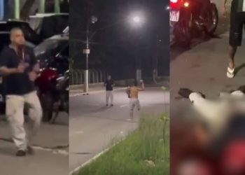 Confusão no calçadão no Distrito termina com sargento da Marinha quase morto