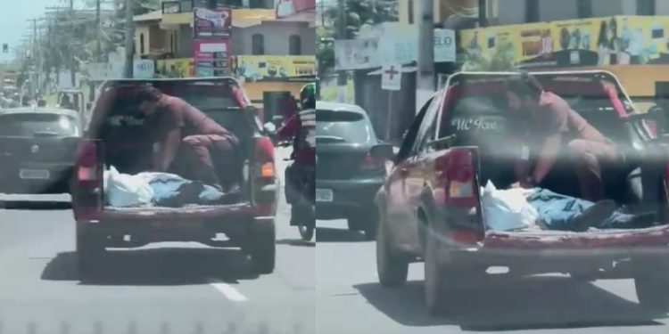 Vídeo mostra enfermeiro fazendo de tudo para salvar idoso atropelado em Manacapuru