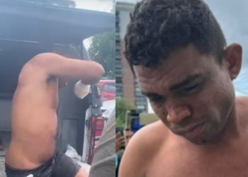 Drogadinho faz a mãe, esposa e filha reféns em condomínio na Ponta Negra; ele foi preso