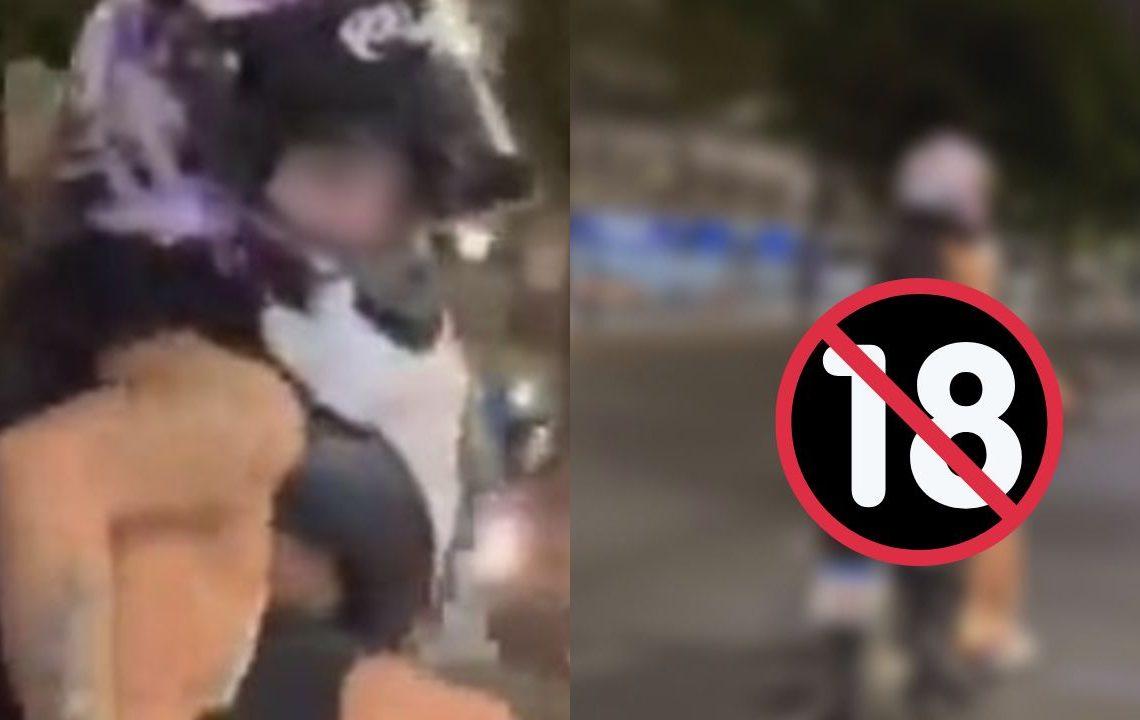 Do jeito que veio ao mundo, novinha empina o 'popô' na moto pelas ruas de Manaus; VÍDEO