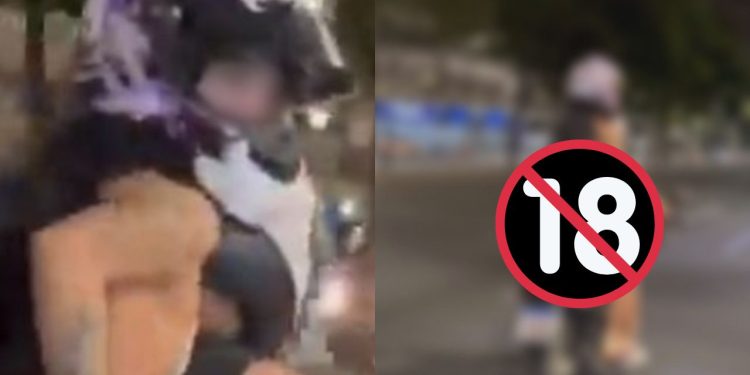 Do jeito que veio ao mundo, novinha empina o 'popô' na moto pelas ruas de Manaus; VÍDEO