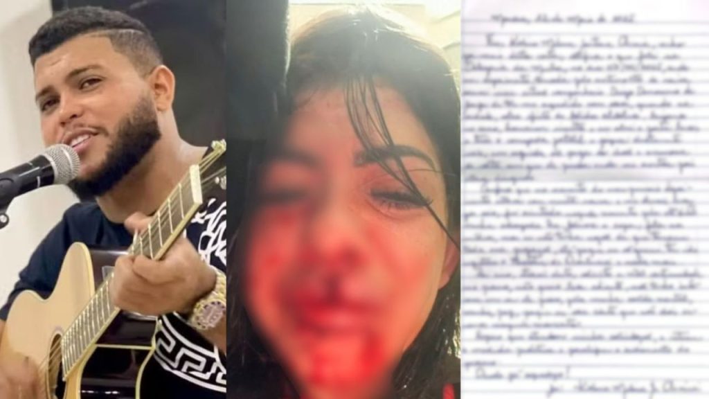 Leia a carta feita pela mulher que voltou atrás e ajudou a liberar cantor acusado de agredi-la